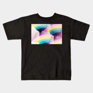 Pastel rainbows no.4398 Kids T-Shirt